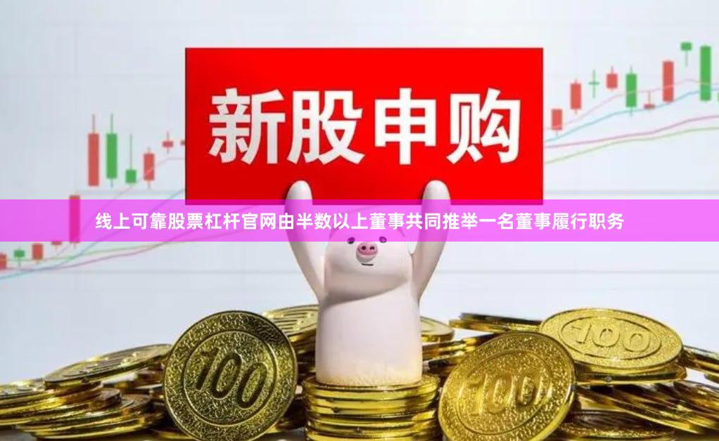 线上可靠股票杠杆官网由半数以上董事共同推举一名董事履行职务